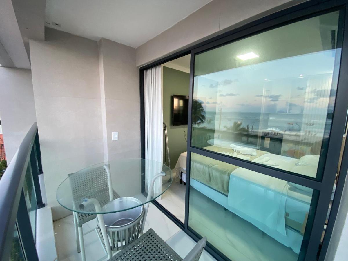 Flat Beira Mar Com Varanda Em Pôrto das Galinhas Exteriör bild