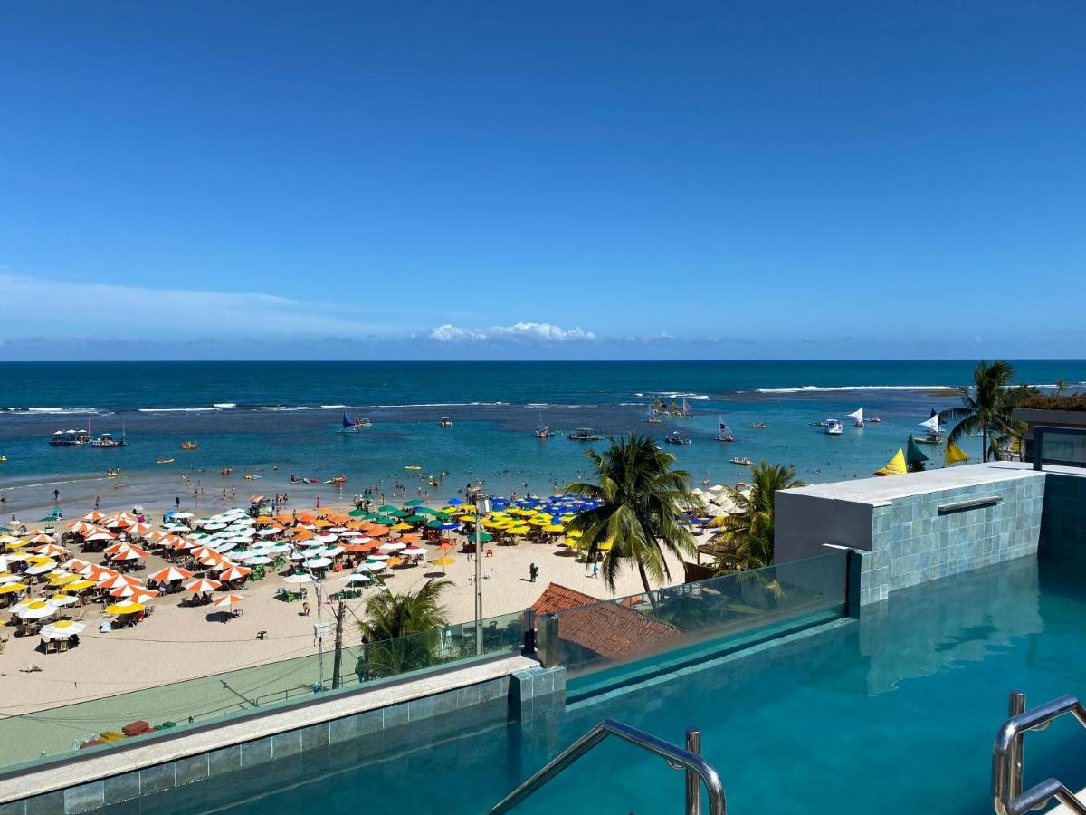 Flat Beira Mar Com Varanda Em Pôrto das Galinhas Exteriör bild