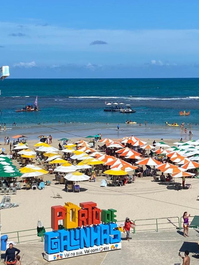 Flat Beira Mar Com Varanda Em Pôrto das Galinhas Exteriör bild