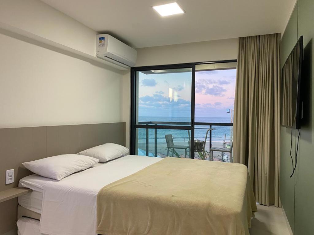 Flat Beira Mar Com Varanda Em Pôrto das Galinhas Exteriör bild