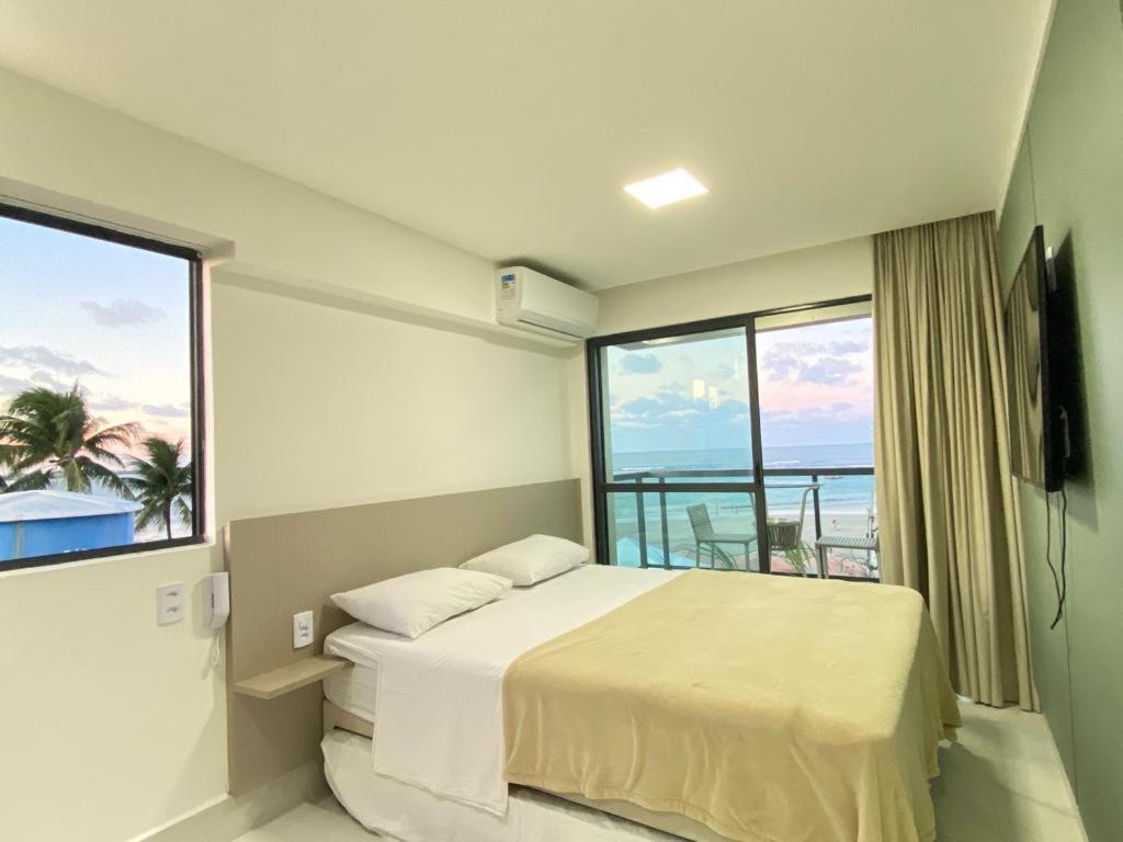 Flat Beira Mar Com Varanda Em Pôrto das Galinhas Exteriör bild